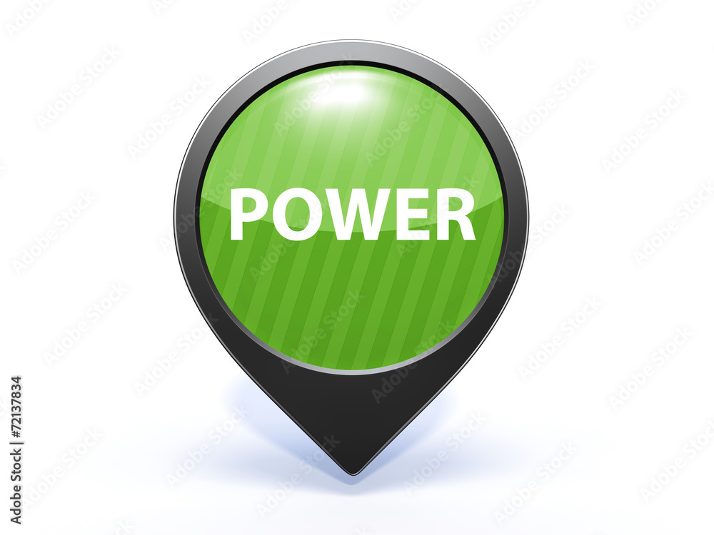 power pointer icon on white background power pointer icon on white background