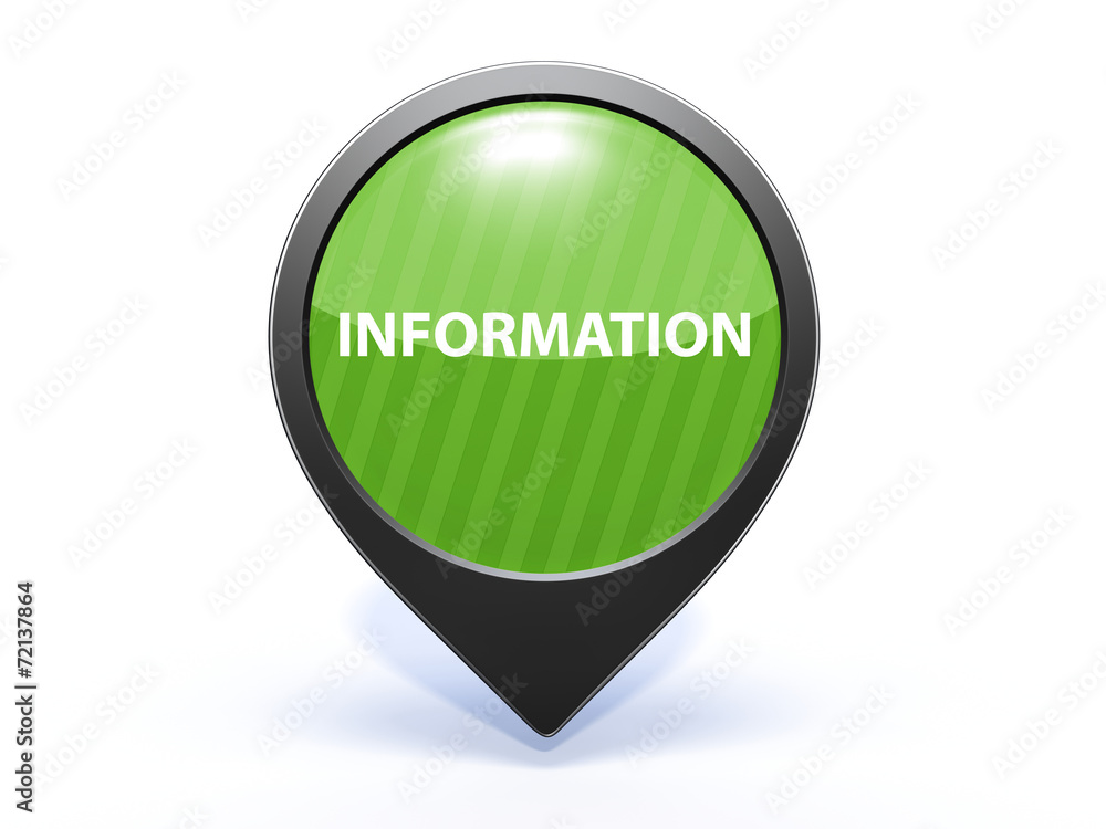 information pointer icon on white background information pointer icon on white background
