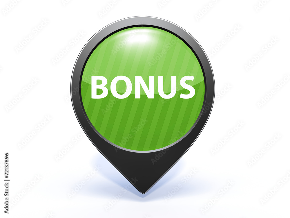 bonus pointer icon on white background bonus pointer icon on white background