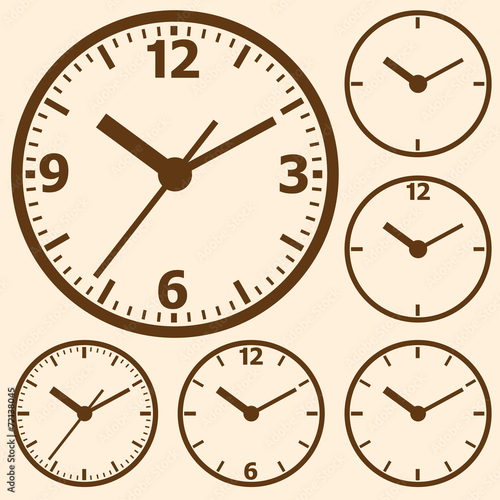 Wall mounted digital clock. Wall mounted digital clock.