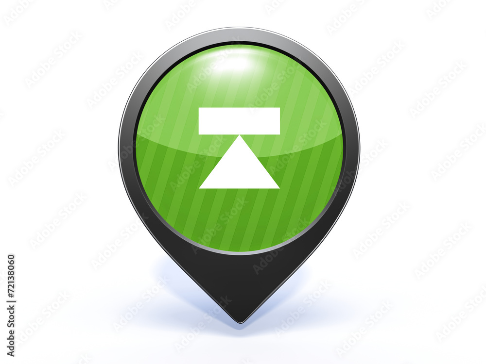 eject pointer icon on white background eject pointer icon on white background