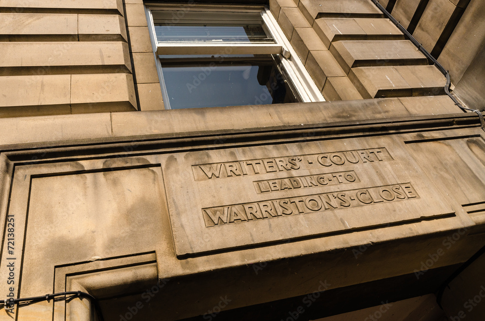 Obraz premium Warriston's close