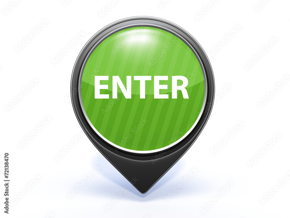 enter pointer icon on white background enter pointer icon on white background