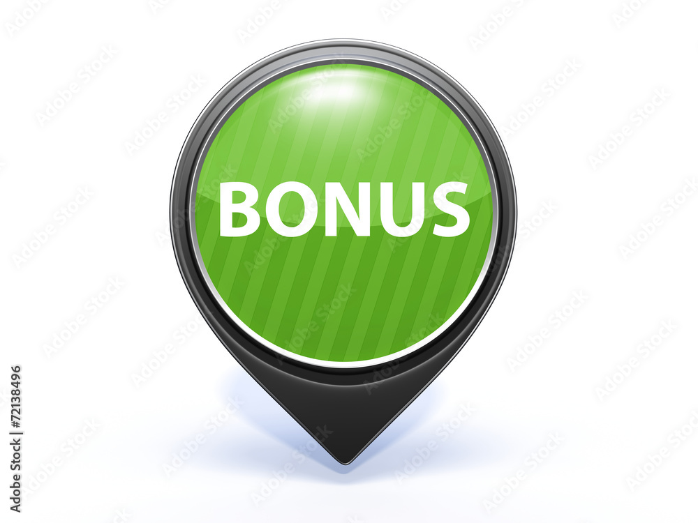 bonus pointer icon on white background bonus pointer icon on white background