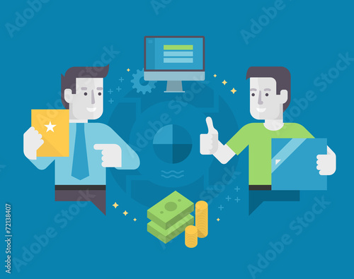 E-commerce Marketing Concept