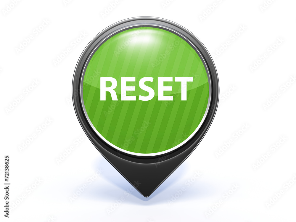 reset pointer icon on white background reset pointer icon on white background