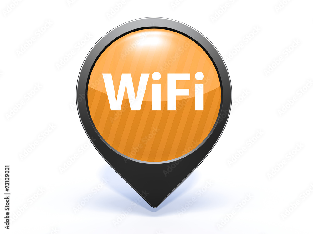 wifi pointer icon on white background wifi pointer icon on white background