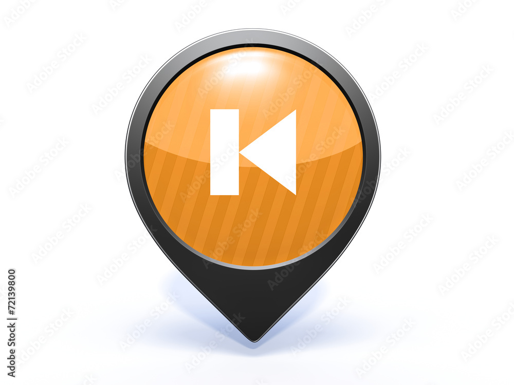 prev pointer icon on white background prev pointer icon on white background