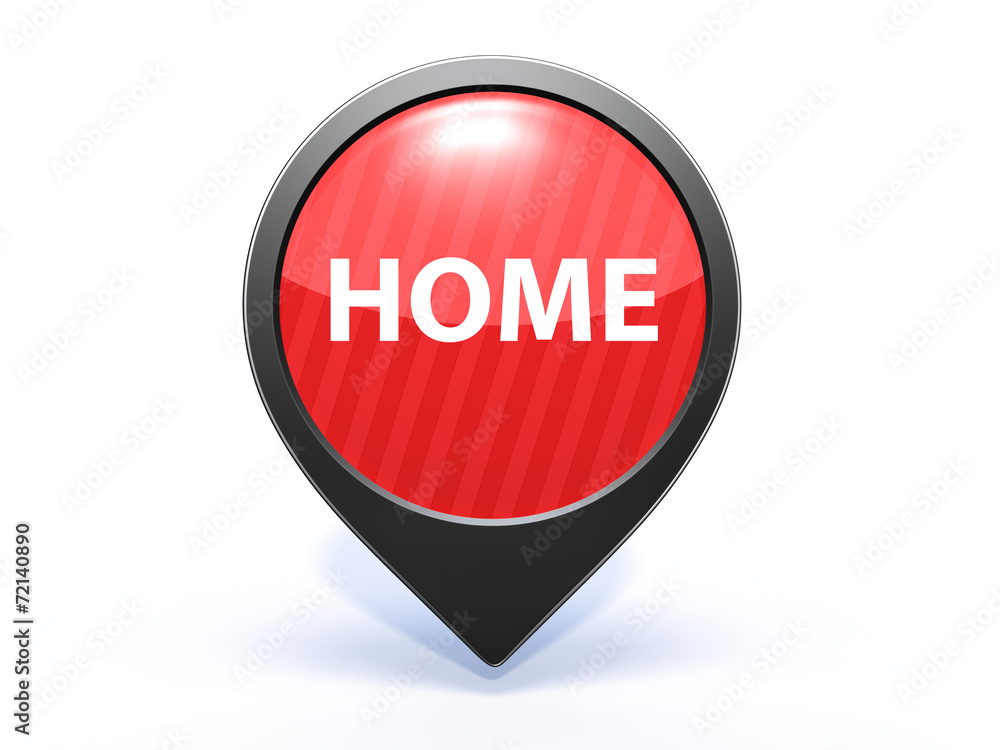 home pointer icon on white background home pointer icon on white background