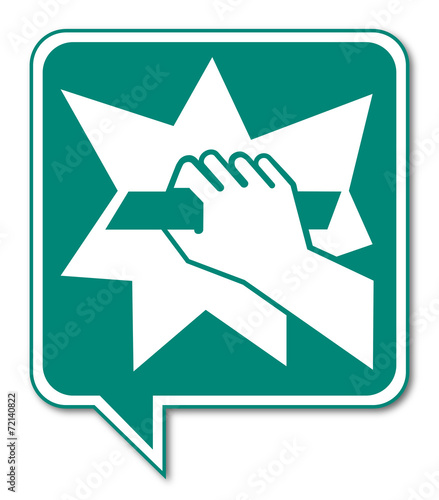 Logo sortie de secours.
