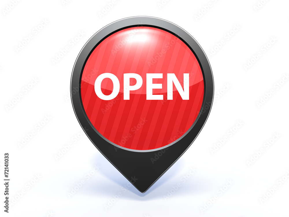 open pointer icon on white background open pointer icon on white background