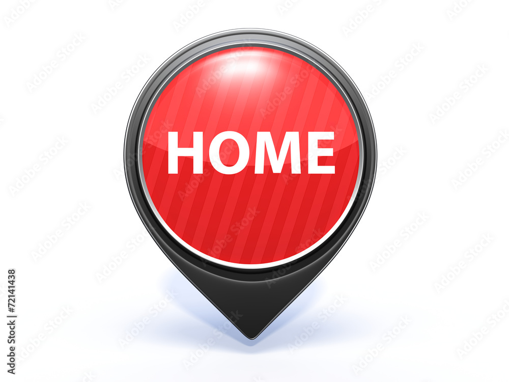 home pointer icon on white background home pointer icon on white background