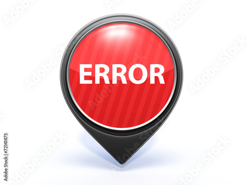 Free Download error pointer icon on white background - GFXLoad