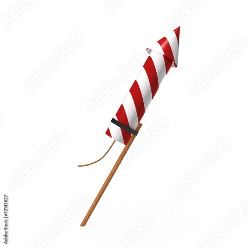 Slika na platnu Fireworks rocket