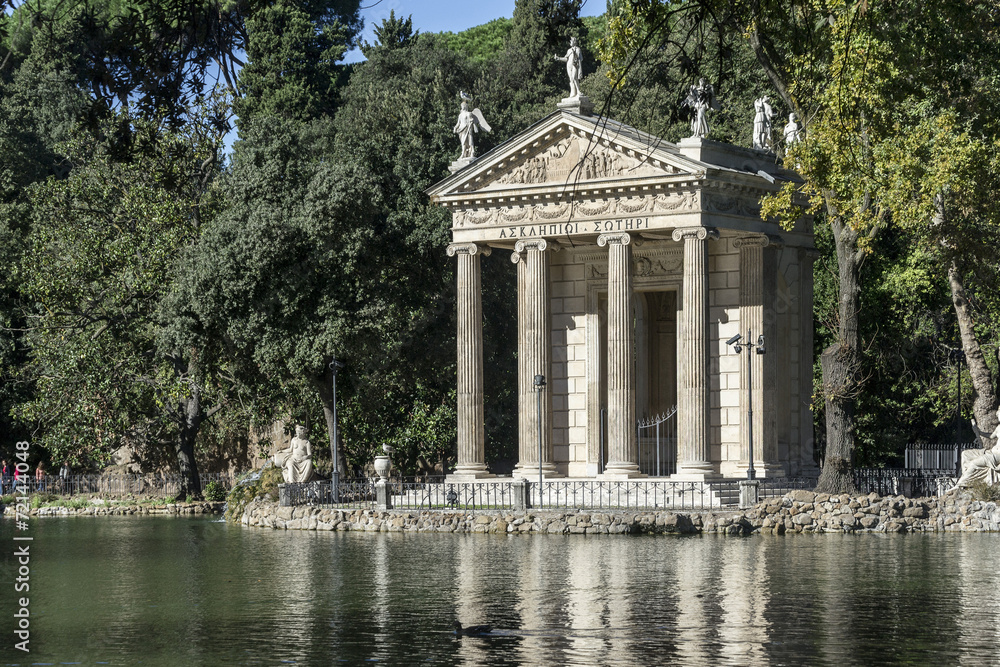 villa borghese_tempietto Esculapio