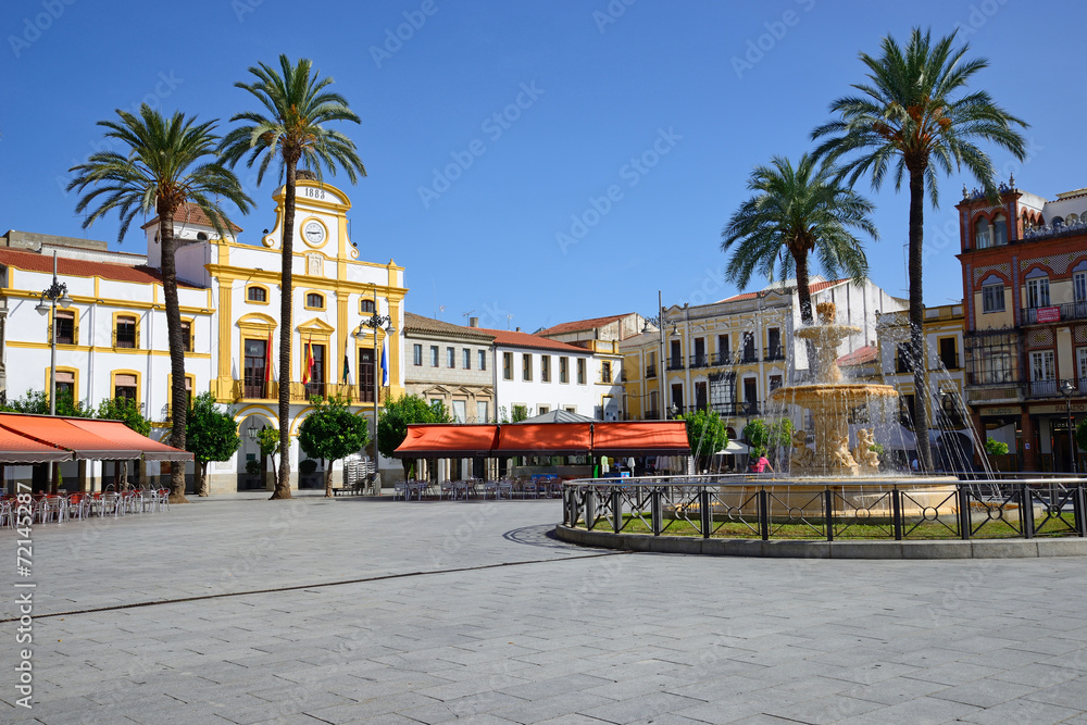 Fototapeta premium Spain Square in Merida.