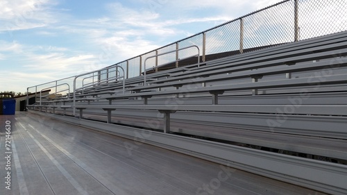 Canvastavla Empty football bleachers