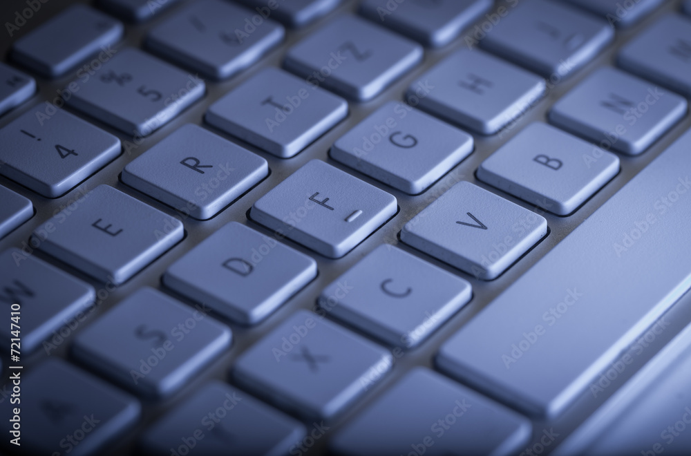 Keyboard close-up with copy space Keyboard close-up with copy space