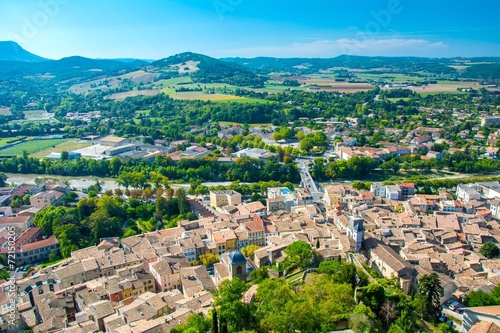 Ville de Crest dans la Drôme