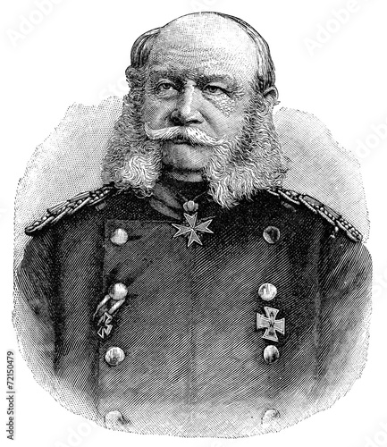 Fotografie Portrait of William I, German Emperor.