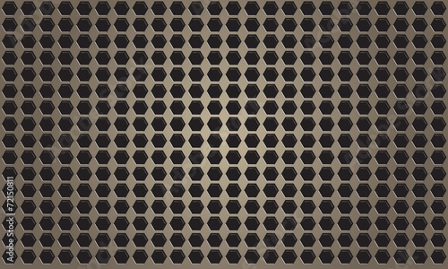Abstract bronze metal background with pattern - vector