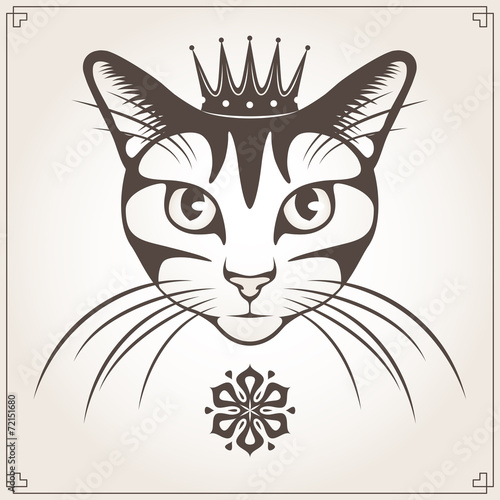 Vector illustration of the cat
