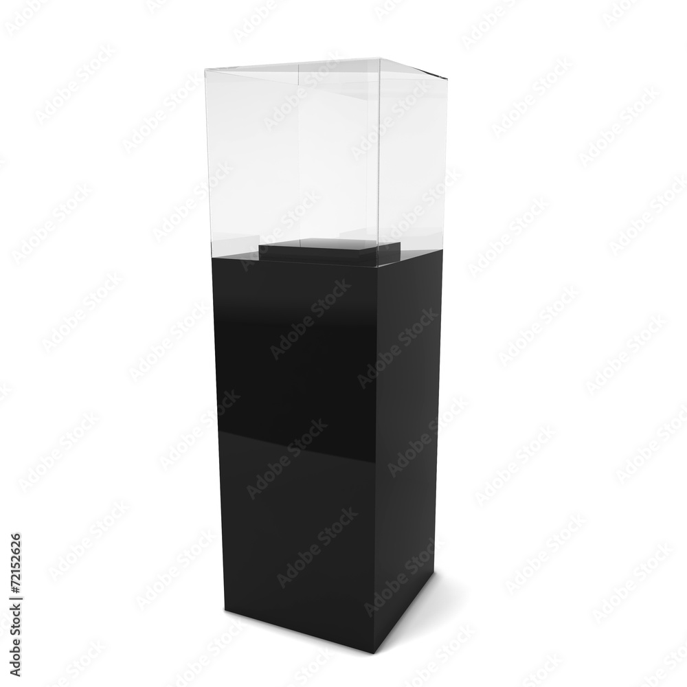 Empty showcase Empty showcase