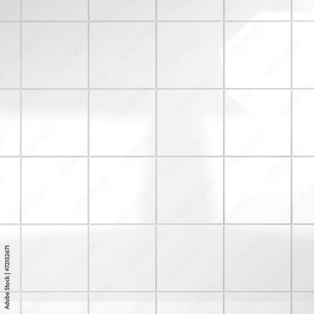 White tiles White tiles