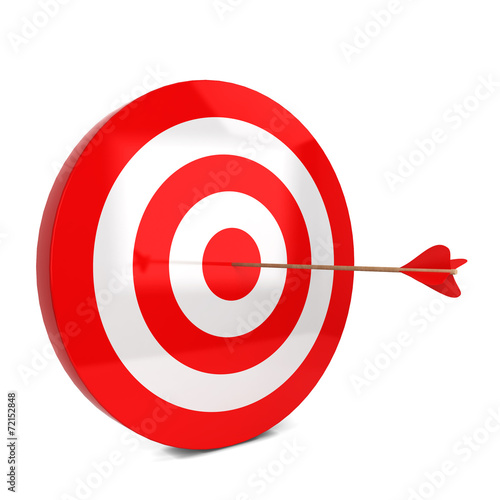 Arrow hits the target
