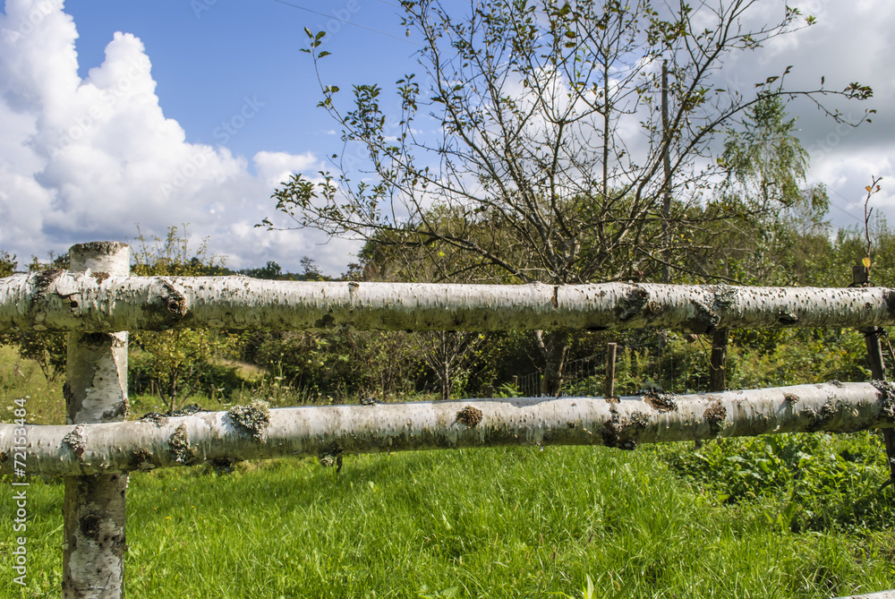 Fototapeta premium Wooden fence