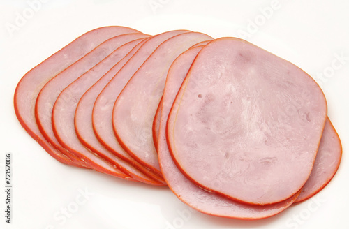 Fototapeta Naklejka Na Ścianę i Meble -  Rodajas de carne de cerdo adobada