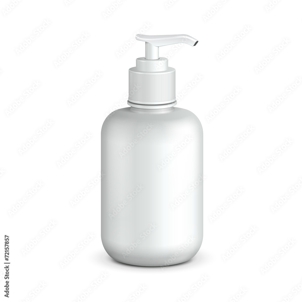 Gel, Foam Or Liquid Soap Dispenser Pump Plastic Bottle White Gel, Foam Or Liquid Soap Dispenser Pump Plastic Bottle White