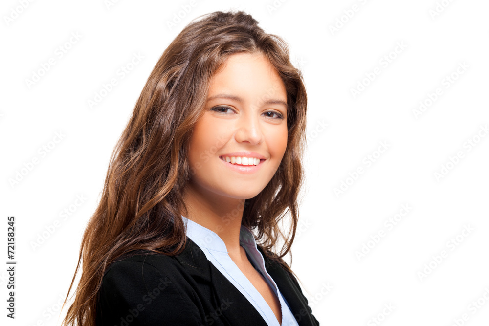 Smiling woman portrait
