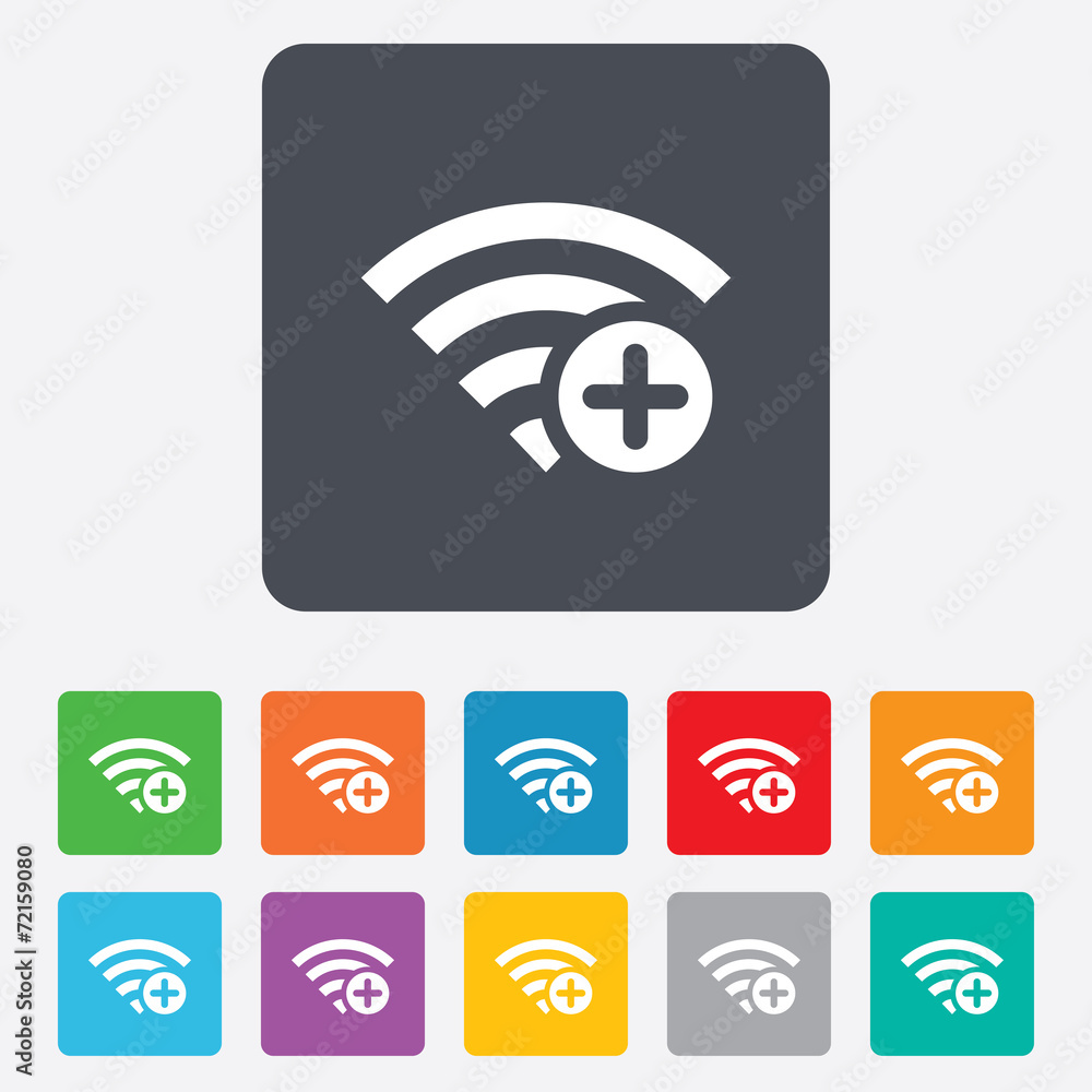Wifi plus sign. Add Wi-fi symbol. Wireless. Wifi plus sign. Add Wi-fi symbol. Wireless.