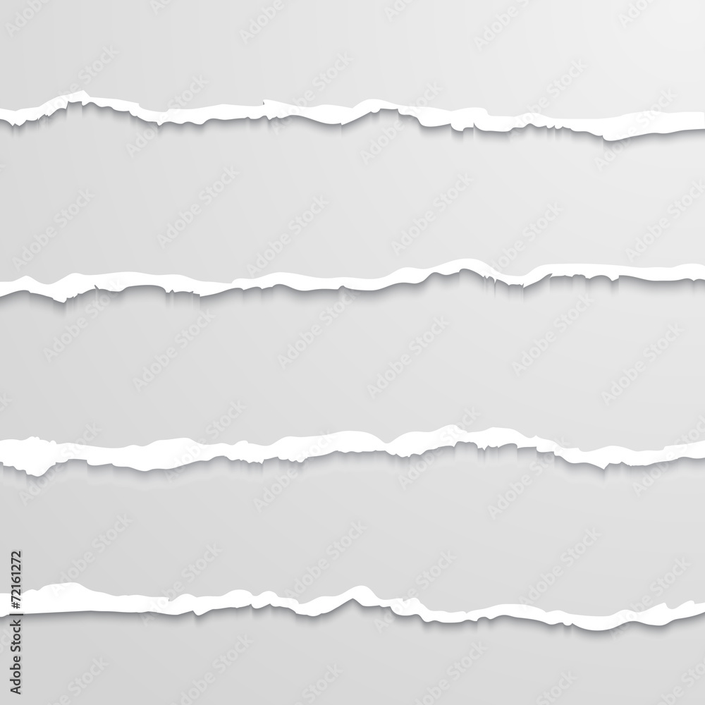Fototapeta premium Set of lacerated elements