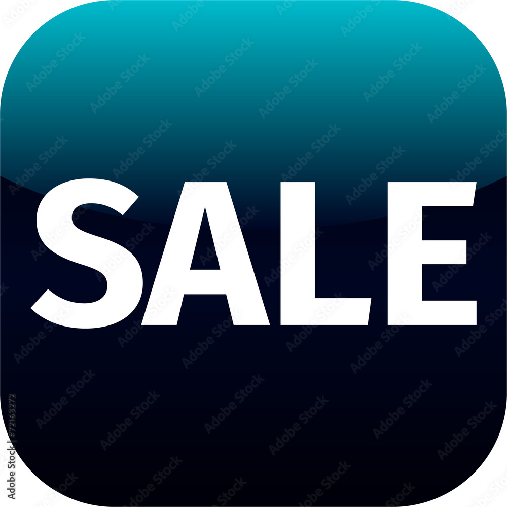 blue text sale icon blue text sale icon