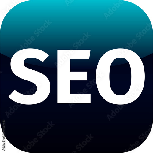 blue seo icon for web app