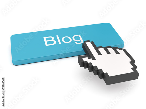 Blog Button and Cursor