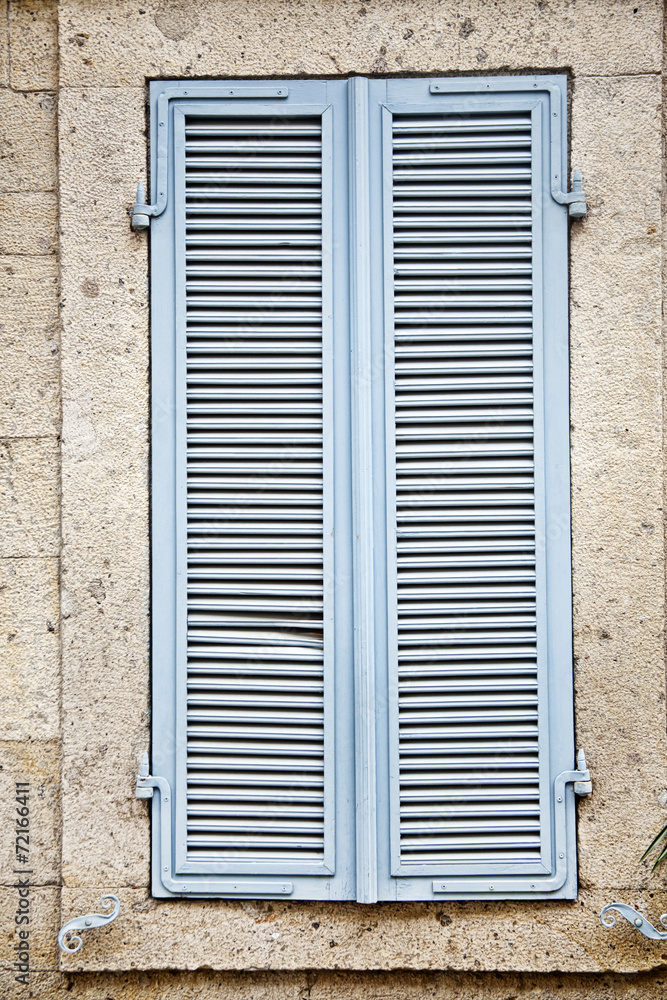 Fototapeta premium Closed Wooden Window