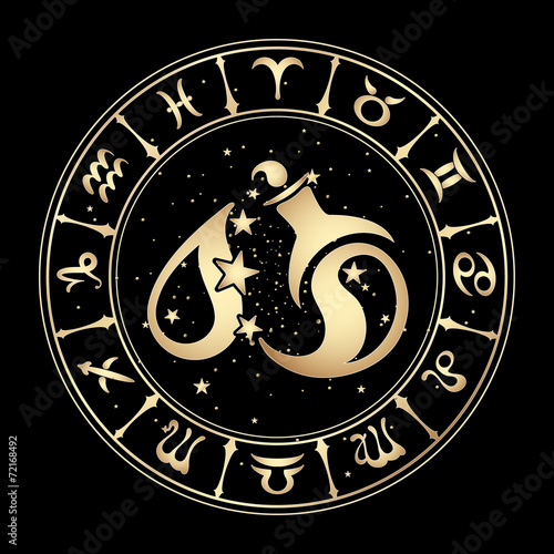 zodiac signs, vector illustration.