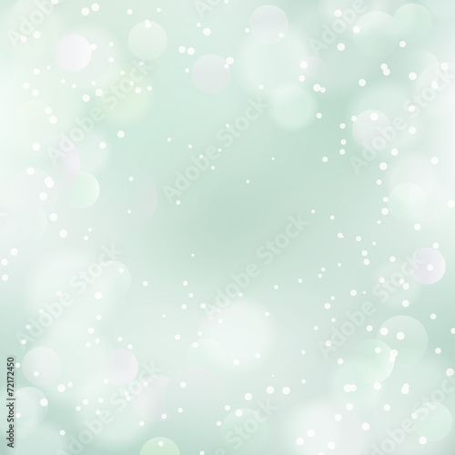 Green background with defocused lights