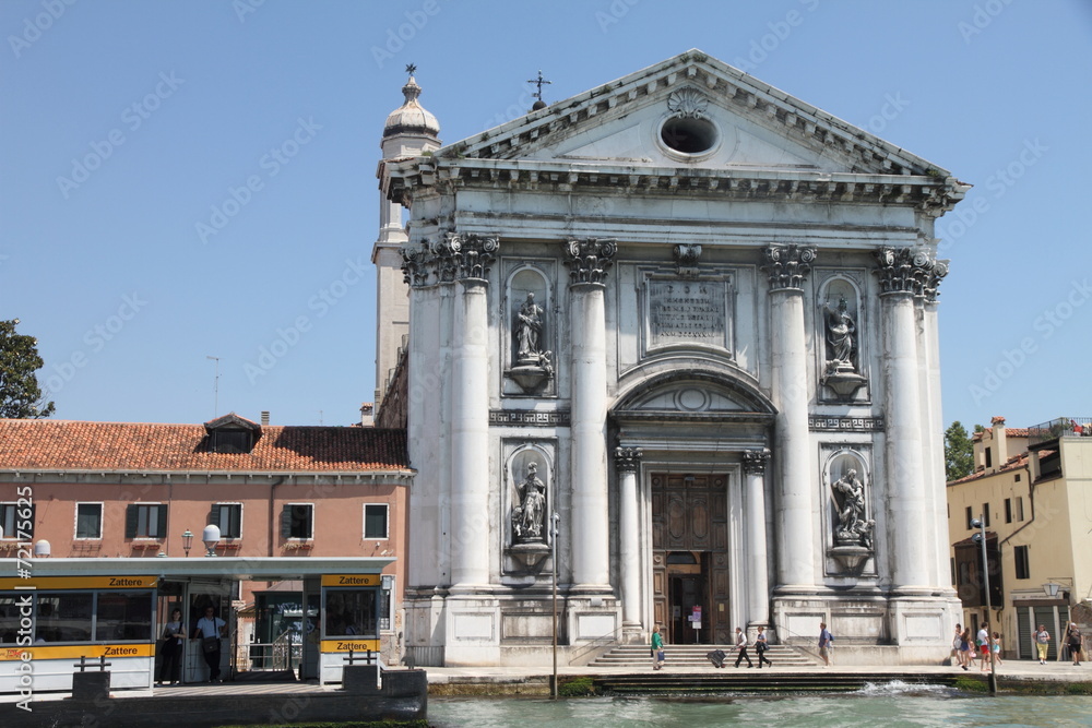 Obraz premium Santa Maria del Rosario Church, Zattere area, Venice, Italy