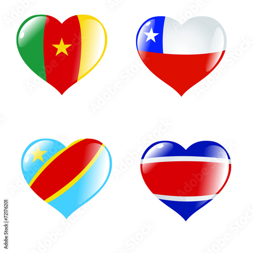 Free Download set of hearts - GFXLoad