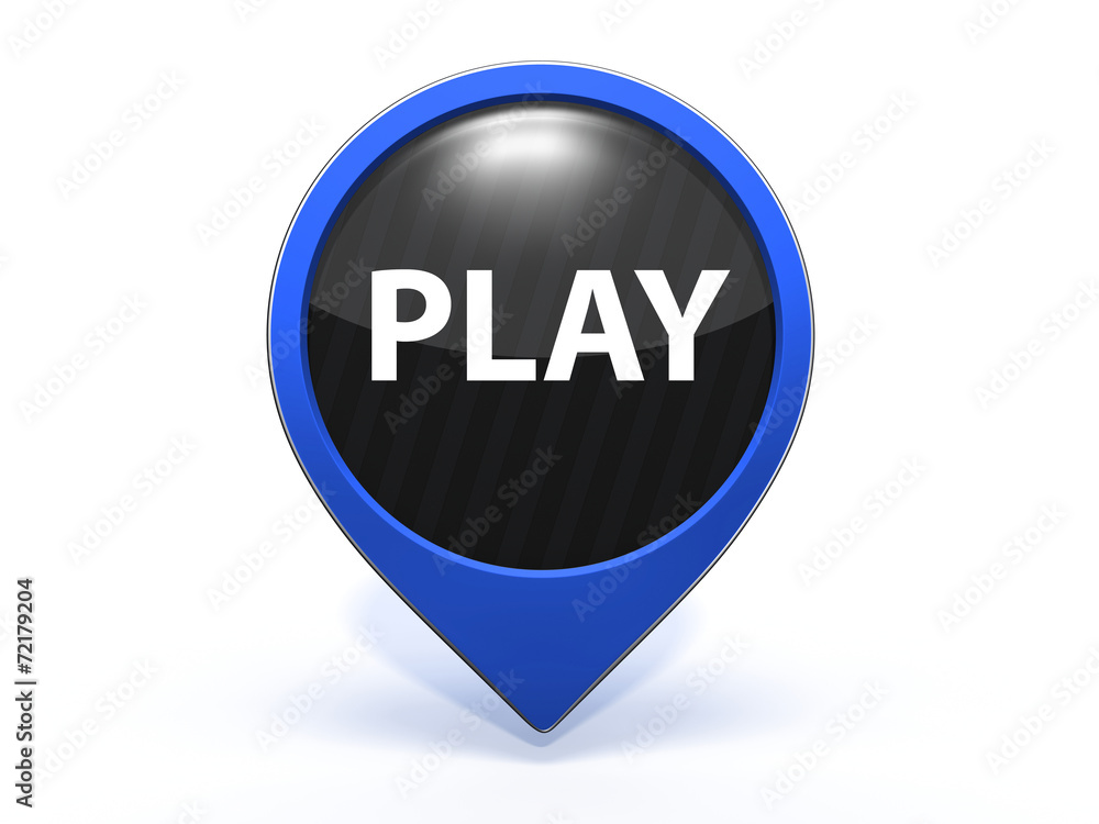 play pointer icon on white background play pointer icon on white background