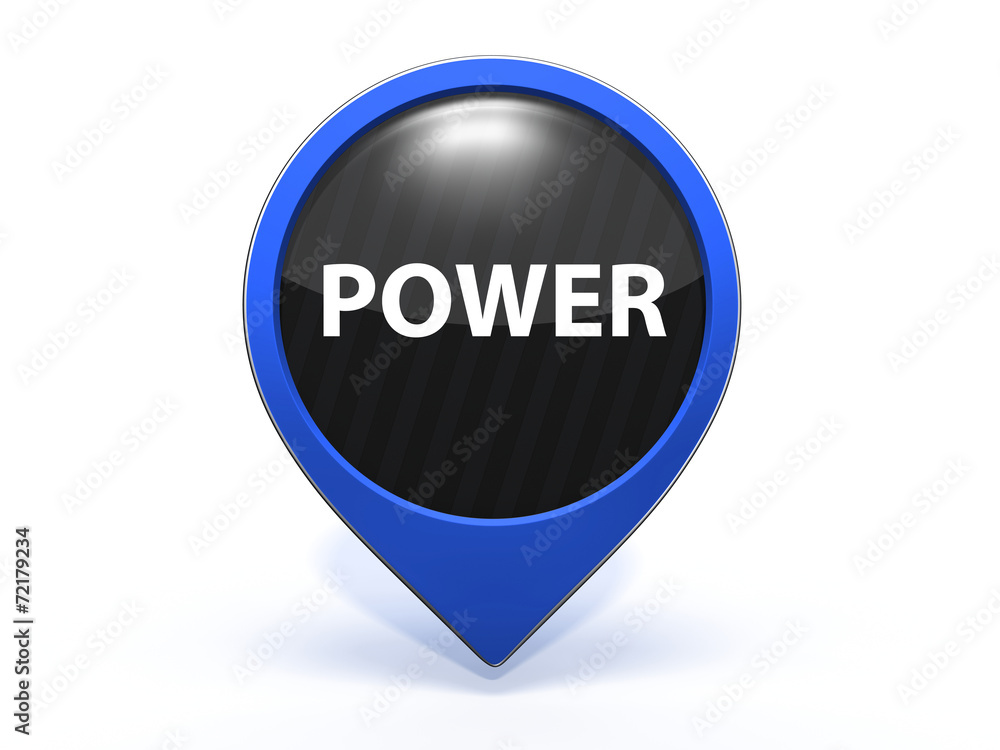 power pointer icon on white background power pointer icon on white background