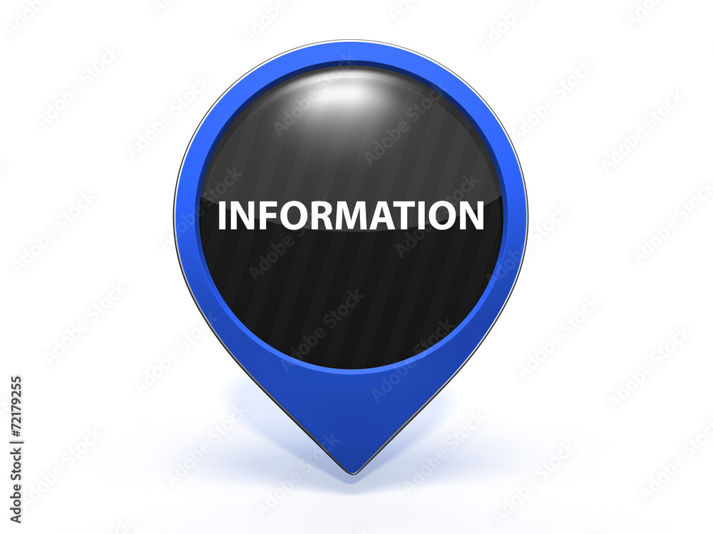 information pointer icon on white background information pointer icon on white background