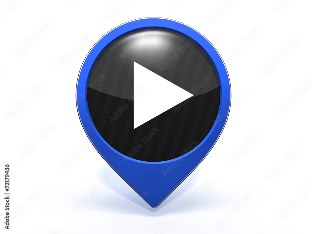 play pointer icon on white background play pointer icon on white background