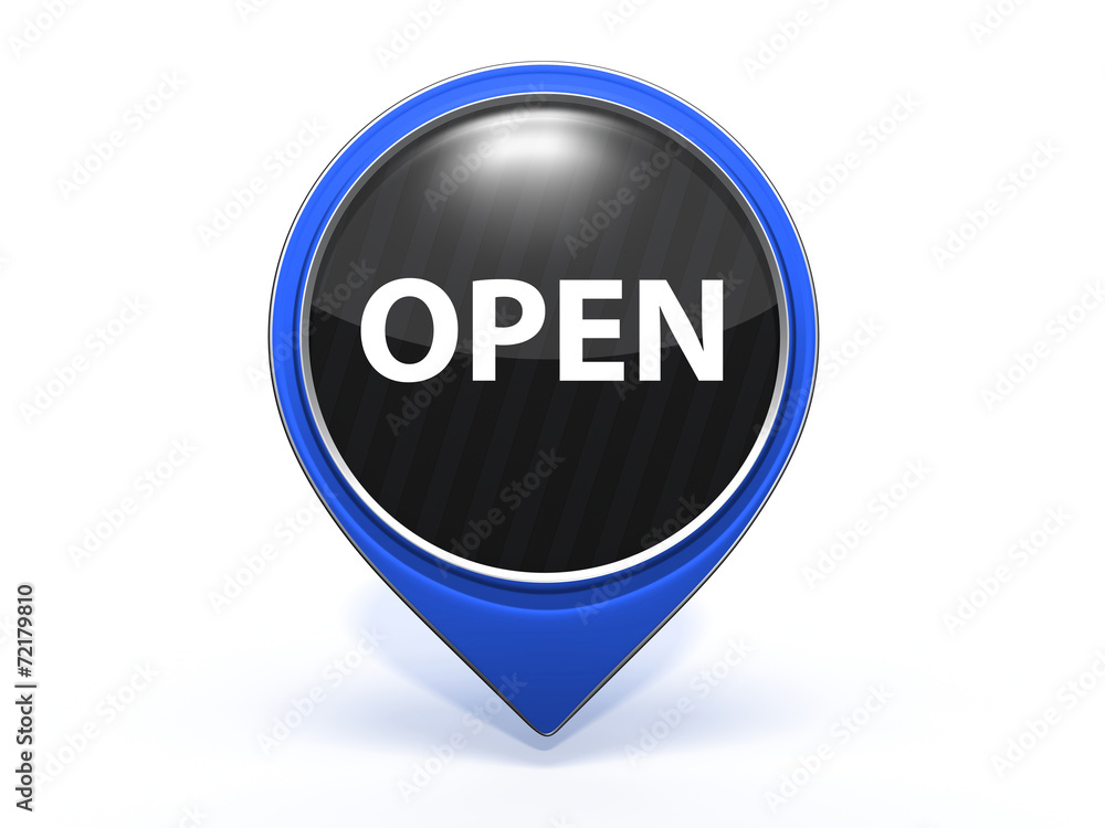 open pointer icon on white background open pointer icon on white background