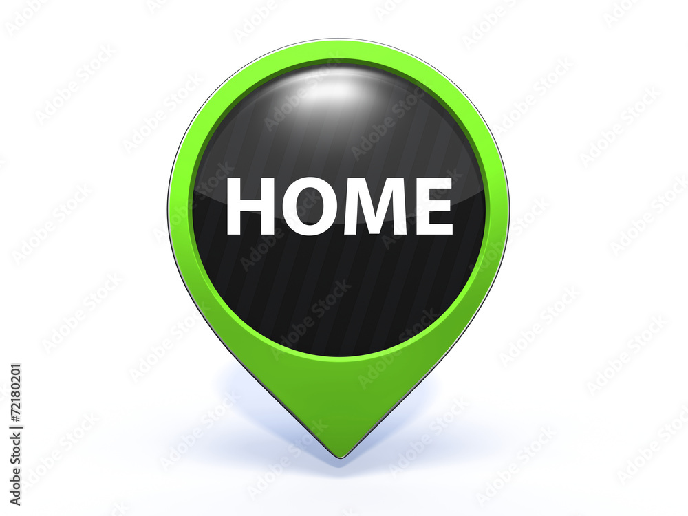home pointer icon on white background home pointer icon on white background