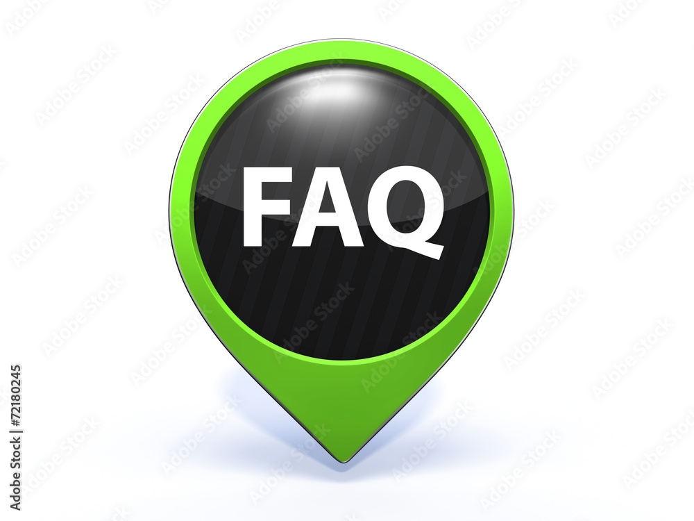 faq pointer icon on white background faq pointer icon on white background